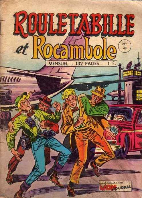 Scan de la Couverture Rocambole et Rouletabille n 40